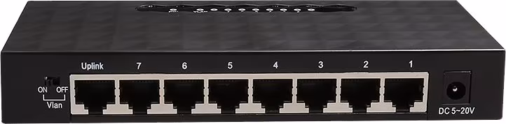 iggual No administrado Gigabit Ethernet (10/100/1000) Negro | IGG316696 | 8435364316696 imagen 1