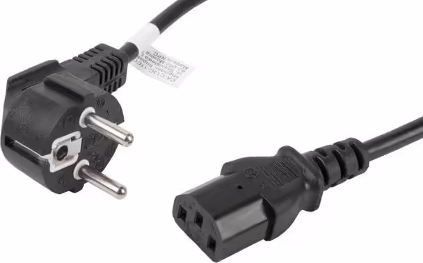 Lanberg CA-C13C-11CC-0018-BK Cable de alimentación Negro 1,8 m C13 acoplador CE | 5901969409734 imagen 1