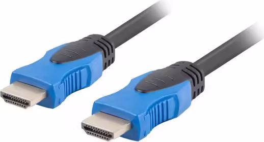 Lanberg CA-HDMI-20CU-0045-BK cable HDMI 4,5 m HDMI tipo A (Estándar) Negro, Azu | 5901969415643 imagen 1