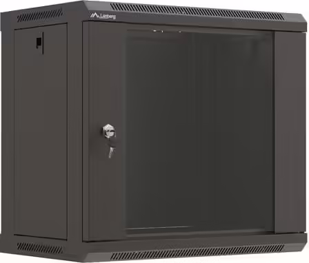 Lanberg WF03-5309-10B armario rack 9U Bastidor de pared Negro | 5901969446913 imagen 1