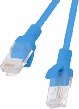 LATIGUILLO LANBERG RJ45 UTP CAT 6 0.50M AZUL PCU6-10CC-0050-B | 5901969406993 imagen 1