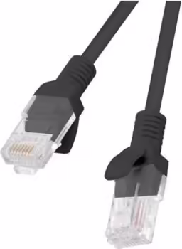 LATIGUILLO LANBERG RJ45 UTP CAT 6 2M NEGRO PCU6-10CC-0200-BK | 5901969406924 imagen 1