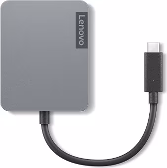 Lenovo 4X91A30366 hub de interfaz USB 2.0 Type-C Gris | 0195235660669 imagen 1