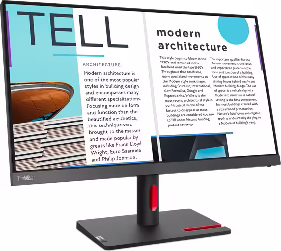 Lenovo ThinkVision S25e-30 24.5`` Full HD Gris | 63E0KAT4EU | 0196803038231 imagen 1