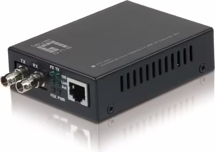 LevelOne FVT-2002 convertidor de medio 100 Mbit/s 1310 nm Negro | 4015867185148 imagen 1