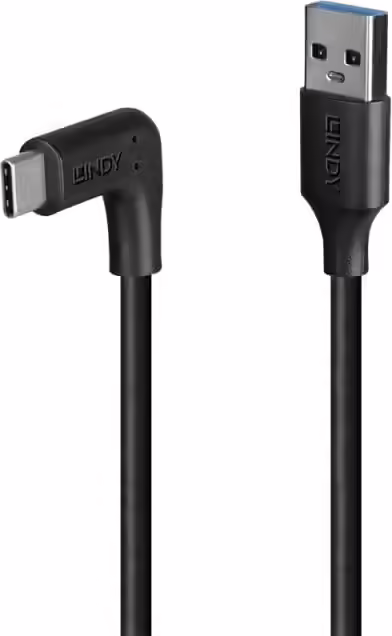 Lindy 32012 cable USB USB 3.2 Gen 2 (3.1 Gen 2) 0,5 m USB A USB C Negro | 4002888320122 imagen 1