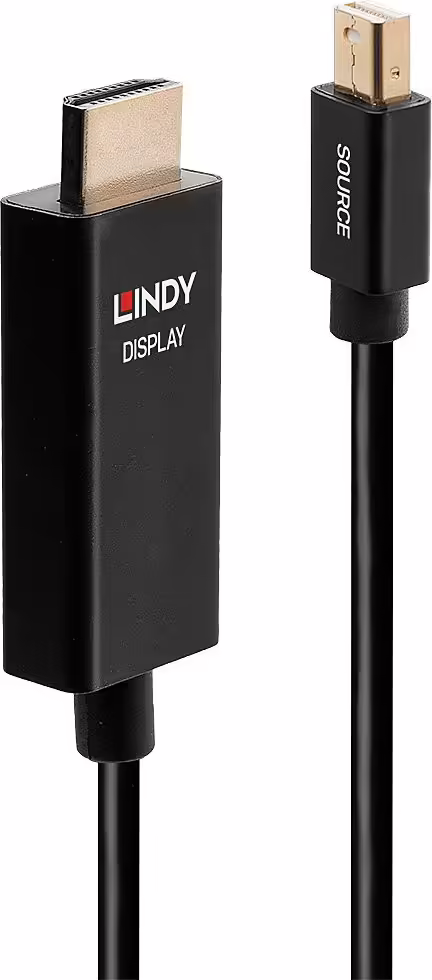 Lindy 40922 adaptador de cable de vÍ­deo 2 m Mini DisplayPort HDMI tipo A (Est | LINDY40922 | 4002888409223 imagen 1