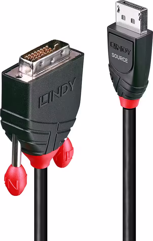Lindy 41491 adaptador de cable de vÍdeo 2 m DisplayPort HDMI Negro | LINDY41491 | 4002888414913 imagen 1