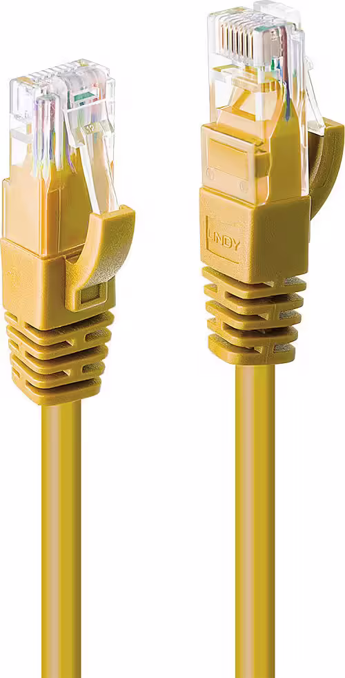 Lindy 48063 cable de red Amarillo 2 m Cat6 U/UTP (UTP) | LINDY48063 | 4002888480635 imagen 1