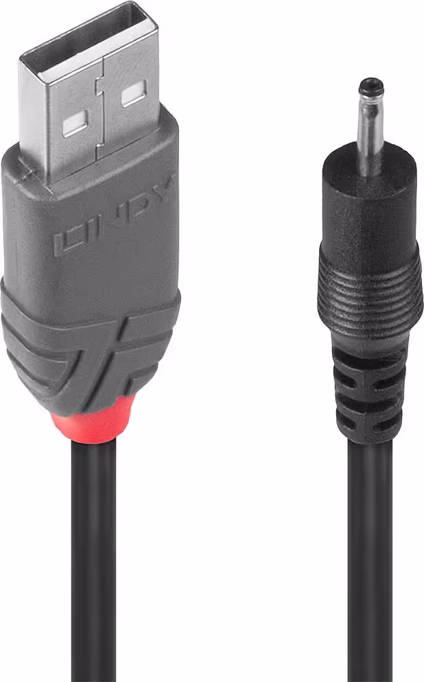 Lindy 70265 cable de transmisión Negro 1,5 m USB A EIAJ-01 (2.5 mm, 0.7 mm) | LINDY70265 | 4002888702652 imagen 1