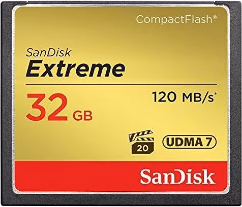 MEMORIA COMPACT FLASH SANDISK 32GB SDCFXSB-032G-G46 | 0619659123680 imagen 1