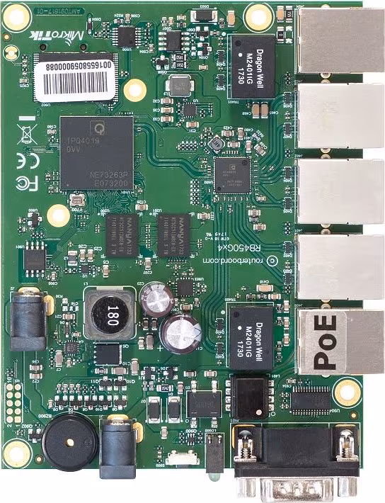 Mikrotik RB450Gx4 router Gigabit Ethernet Verde | 4752224002754 imagen 1