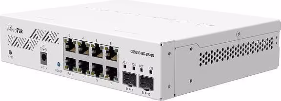 Mikrotik switch Gigabit Ethernet 10G (10/100/1000) Energͭa sobre Ethernet (PoE) | CSS610-8G-2S+IN | 4752224006929 imagen 1