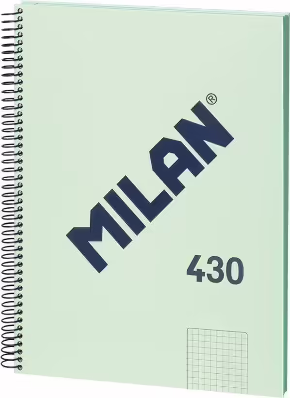 Milan 57143E80GR cuaderno y block A4 80 hojas Verde | 8411574104865 imagen 1