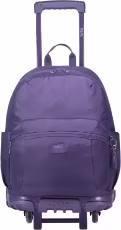 MOCHILA ESCOLAR CON RUEDAS COLOR MORADO - TRIK TOTTO MA03TKI003-23100-M4R | 7704758714143 imagen 1