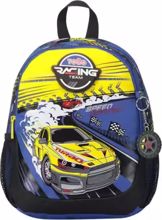 MOCHILA ESCOLAR PEQUE?A DE CARRERAS DE COCHES TOTTO MJ04VLC001-2310-6J7S | 7704758742979 imagen 1