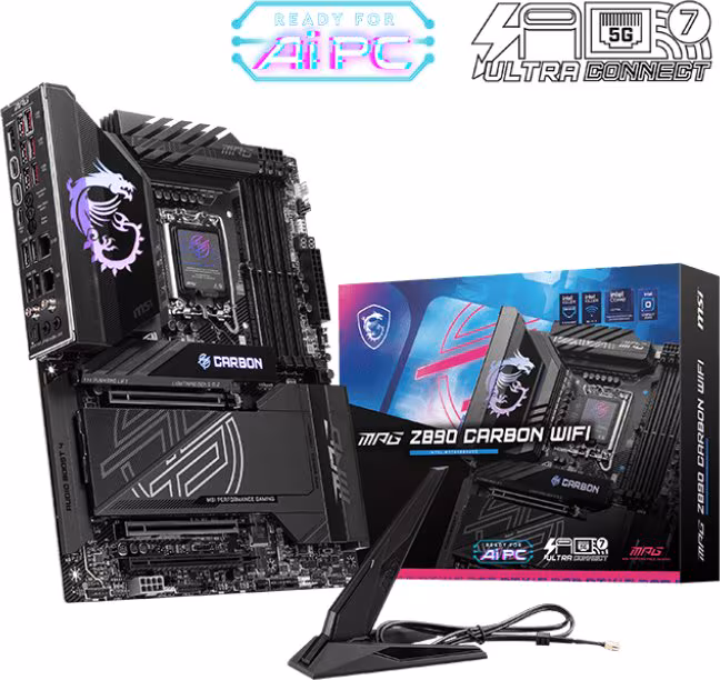 MSI MPG Z890 CARBON WIFI placa base Intel Z890 LGA 1851 (Socket V1) ATX | 4711377260794 imagen 1
