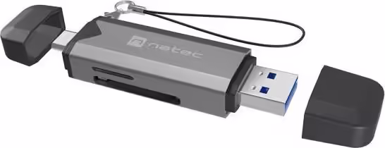 NATEC NCZ-2262 lector de tarjeta USB 3.1 Interno Negro, Gris Oscuro | 5901969445770 imagen 1