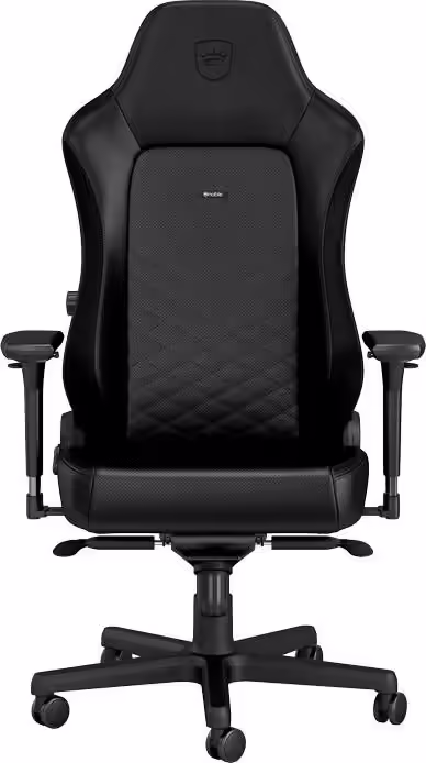noblechairs Hero Asiento acolchado Respaldo acolchado | NBL-HRO-PU-BLA | 4251442501907 imagen 1