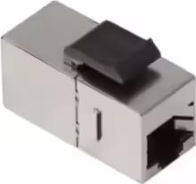 Phasak Conector Keystone H/H RJ45 FTP Cat.6 metalizado - PHK 2210 | 0745604519564 imagen 1