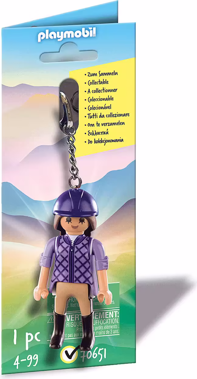Playmobil llavero jinete | 4008789706515 imagen 1