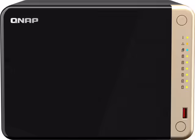 QNAP TS-664 NAS Torre Ethernet Negro N5095 | TS-664-8G | 4711103082317 imagen 1