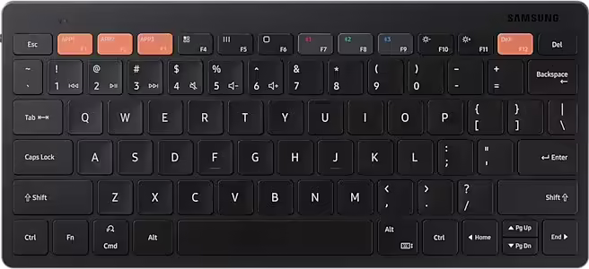 Samsung EJ-B3400BBGGDE teclado para móvil QWERTZ Alemán Bluetooth Negro | 8806092201569 imagen 1
