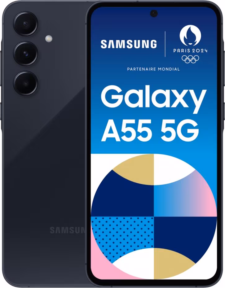 Samsung Galaxy A55 5G 8/128Gb Marina Smartphone | SM-A556BZKAEUB | 8806095467061 imagen 1