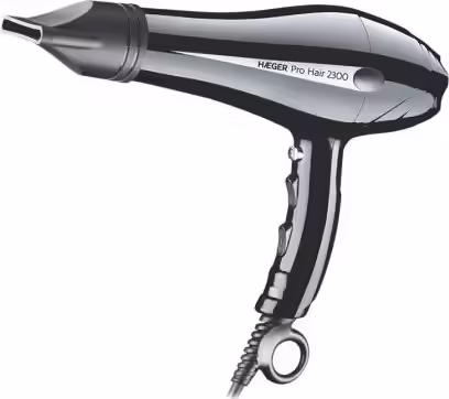 SECADOR DE PELO HAEGER PRO HAIR 2300 2300W 2 VELOCIDADES 3 TEMPERATURAS NEGRO HD | HD-230.011B | 5608475015328 imagen 1