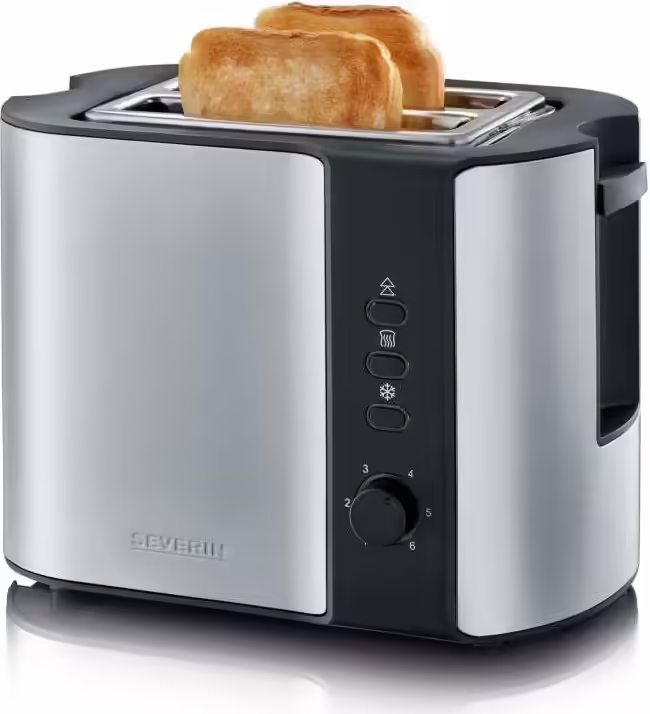 Severin 2589 2 rebanada(s) 800 W Negro, Acero inoxidable | 4008146022517 imagen 1