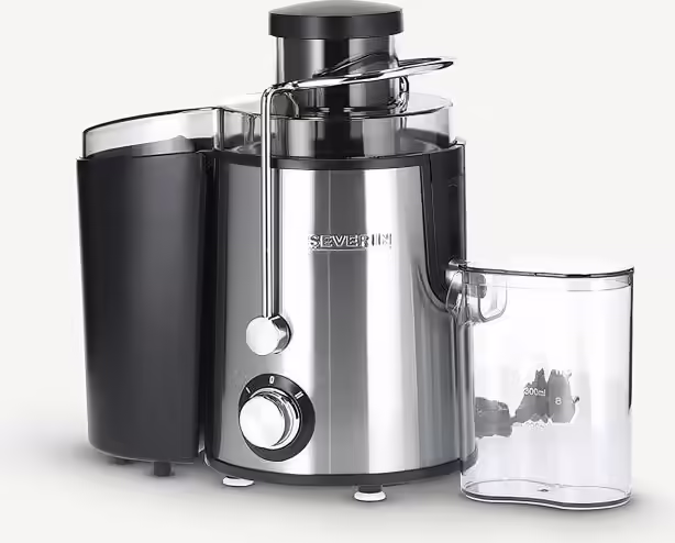 Severin ES 3566 exprimidor Licuadora centrífuga 400 W Negro, Acero inoxidable | 4008146023842 imagen 1