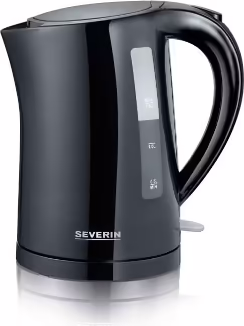 Severin WK 3498 tetera eléctrica 1,5 L 2200 W Negro | 4008146025358 imagen 1