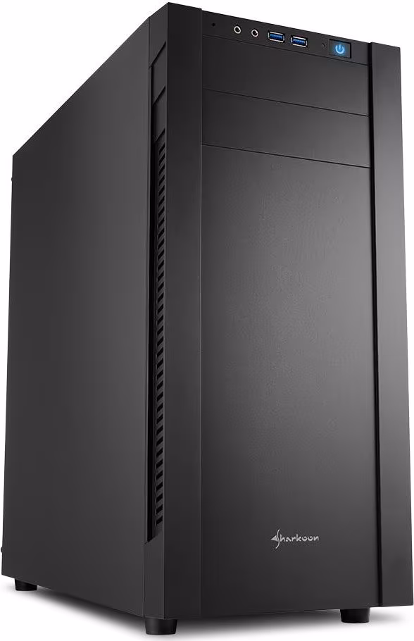 Sharkoon S25-V Caja torre midi tower negro | 4044951019298 imagen 1