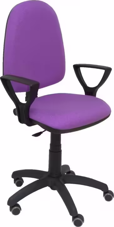 SILLA AYNA BALI BRAZOS FIJOS RUEDAS DE PARQUET LILA 04CPBALI82BGOLFRP | 8436549398025 imagen 1