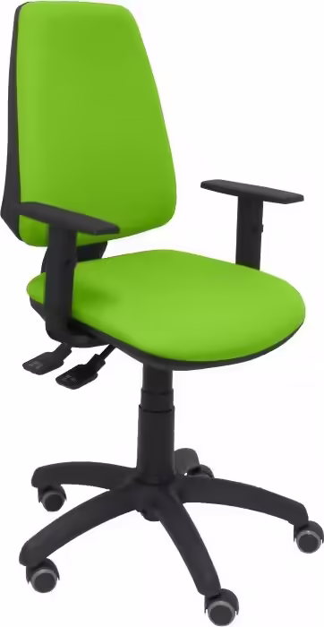 SILLA ELCHE S BALI PISTACHO BRAZOS REGULABLES RUEDAS DE PARQUET VERDE 14SBALI22B | 14SBALI22B10 | 8436563380099 imagen 1