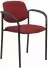 SILLA FIJA VILLALGORDO CHASIS CON BRAZOS NEGRO SIMILPIEL ROJO 27NSPGRACB | 8435501003298 imagen 1
