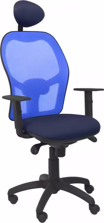 SILLA JORQUERA MALLA AZUL ASIENTO BALI CABECERO FIJO AZUL MARINO 15SABALI200C | 8436563384233 imagen 1