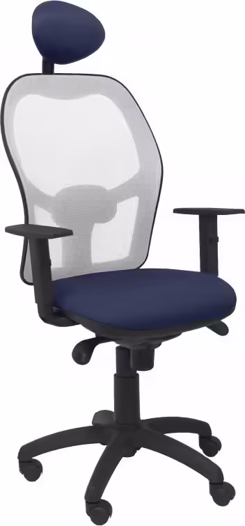 SILLA JORQUERA MALLA GRIS CABECERO FIJO ASIENTO BALI AZUL MARINO 15SGRBALI200C | 8436563384592 imagen 1