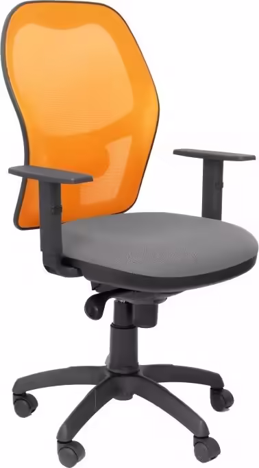 SILLA JORQUERA MALLA NARANJA ASIENTO BALI GRIS CLARO 15SNABALI220 | 8436563382086 imagen 1