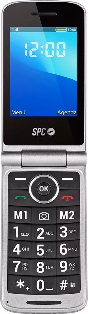 SPC Prince 4G 7,11 cm (2.8``) 130 g Negro, Plata Teléfono básico | 2321NS | 8436609912390 imagen 1