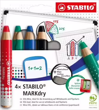 STABILO MARKdry 5 pieza(s) | 648/4 | 4006381582520 imagen 1