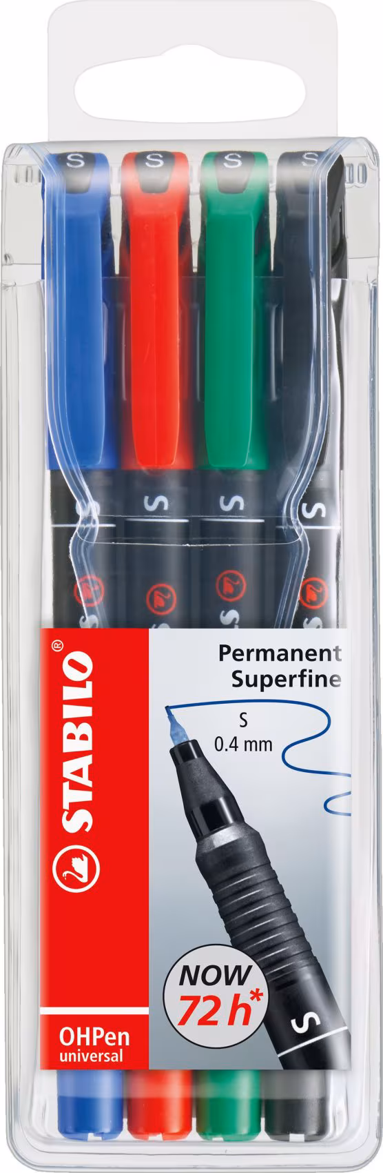 STABILO OHP 0,4 marcador permanente | 841/4 | 4006381115049 imagen 1