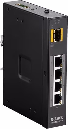 SWITCH D-LINK 4 PTOS GIGABIT 1 PTO SFP NEGRO DIS-100G-5PSW | 0790069437885 imagen 1
