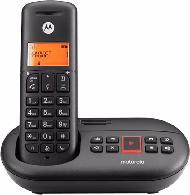 TELEFONO MOTOROLA E211 CONTESTADOR NEGRO F52000K51O1AES03 | 5055374703038 imagen 1