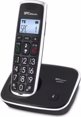 TELEFONO SPC DECT CONFORT KAISER NEGRO 7608N | 8436008709003 imagen 1