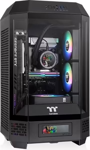 Thermaltake The Tower 250 Mini Tower Negro, Blanco | CA-1Z9-00S1WN-00 | 4711475647213 imagen 1