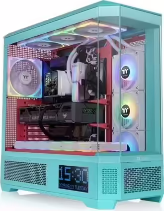 Thermaltake View 600 TG Full Tower Mint Strawberry | CA-11H-00FLWN-00 | 4711658544438 imagen 1