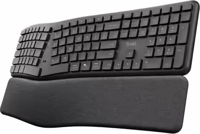 Trust Keyra Teclado inalámbrico multidispositivo ergonómico | 25704 | 8713439257045 imagen 1