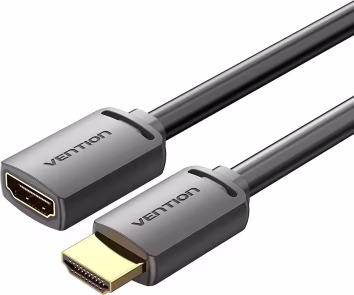Vention Cable Alargador HDMI 4K AHCBF/ HDMI Macho - HDMI Hembra/ 1m/ Negro | 6922794766853 imagen 1