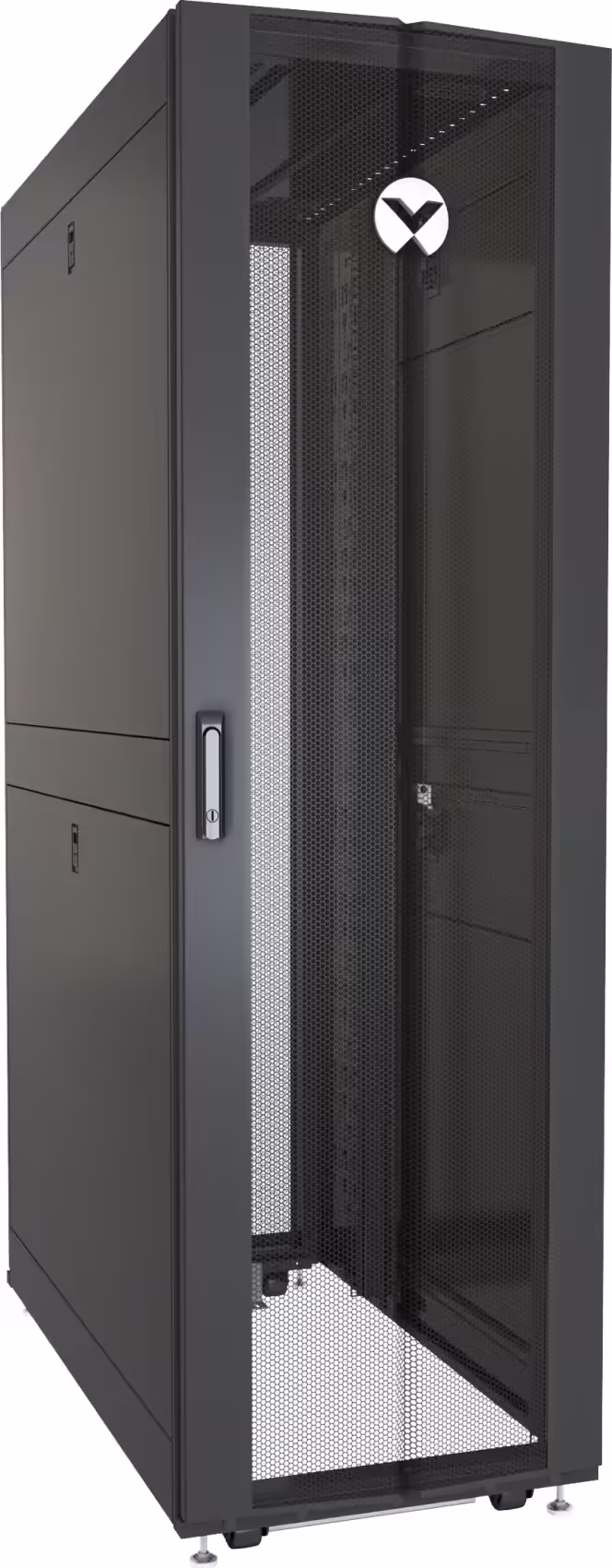 Vertiv VR3300 armario rack 42U Rack o bastidor independiente Negro, Transparente | 4061471035003 imagen 1